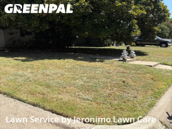 Grass Cutin North Richland Hills,76180,Lawn Mow by Jeronimo Lawn Care , work completed in Feb , 2026