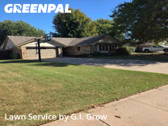 Lawn Mowing Servicein Yukon,73099,Lawn Maintenance by G.I. Grow, work completed in Nov , 2025