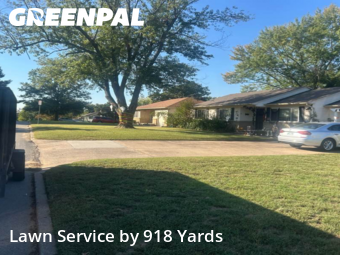 Lawn Work in Sand Springs, 74063, Grass Services by 918 Yards, work completed in Dec , 2025