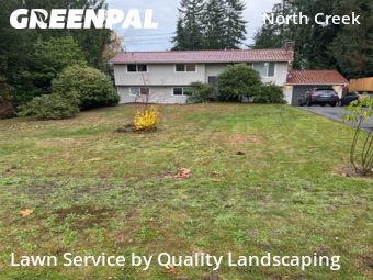 Front Yard Mowing in Bothell, 98021, Yard Services by Quality Landscaping, work completed in Nov , 2025
