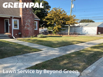 Backyard Mowing in Allen Park, 48101, Lawn Cutting by Beyond Green, work completed in Nov , 2025