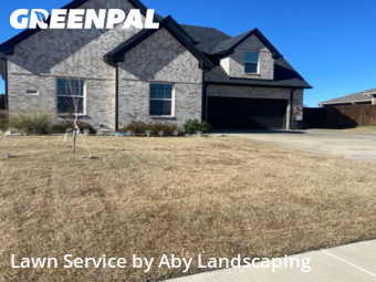 Lawn mowed in Greenville, 75402