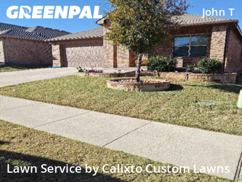 Landscaping Cleanup In Fort Worth,76120,Landscaping Services by Calixto Custom Lawns, work completed in Dec , 2025