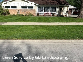 Lawn Mowingin Palatine,60067,Grass Cut by Glz Landiscaping, work completed in Jun , 2026