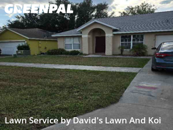 Front Yard Mowing in Tavares, 32778, Weekly Mowing by David's Lawn And Koi, work completed in Nov , 2025