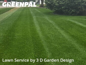 Completed mowing work