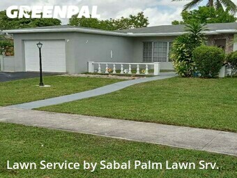 Yard Upkeep in Lauderdale Lakes, 33319, Grass Cutting by Sabal Palm Lawn Srv., work completed in Oct , 2025