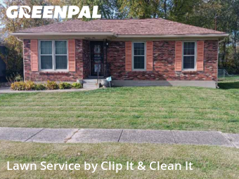 Lawn Cuttingin Louisville,40216,Lawn Cut by Clip It & Clean It, work completed in Nov , 2025