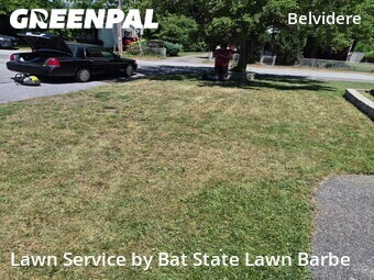 Lawn mowed in Lowell, 1852