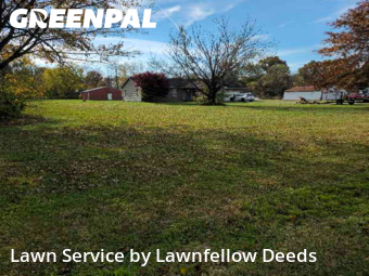 Front Yard Mowing in Goshen, 45122, Property Maintenance by Lawnfellow Deeds, work completed in Dec , 2025