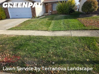 Yard Care Services in Woodridge, 60517, Front Yard Mowing by Terranova Landscape, work completed in Nov , 2025