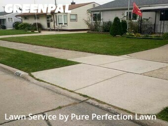 Mowing Services in Wyandotte, 48192, Lawn Cutting by Pure Perfection Lawn, work completed in Nov , 2025