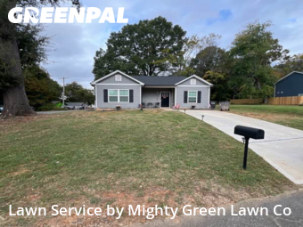 Lawn Carein Gastonia,28052,Yard Mowing by Mighty Green Lawn Co, work completed in Dec , 2025