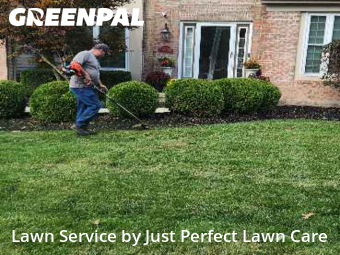Grass Cutting in Strongsville, 44149, Yard Cutting by Just Perfect Lawn Care, work completed in Oct , 2025