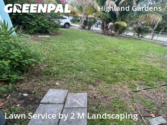 Yard Mowingin Hollywood,33020,Lawn Cutting by 2 M Landscaping, work completed in Nov , 2025