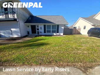 Landscaping Services In Metairie,70003,Landscaping Maintenance by Early Risers, work completed in Feb , 2026