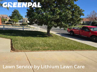 Lawn mowed in Beaumont, 92223