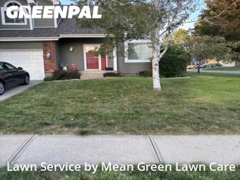Grass Cuttingin Blue Springs,64015,Lawn Maintenance by Mean Green Lawn Care, work completed in Dec , 2025