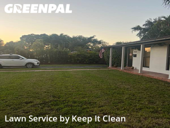 Lawn Mowing Servicein Palmetto Bay,33157,Lawn Cut by Keep It Clean, work completed in Nov , 2025