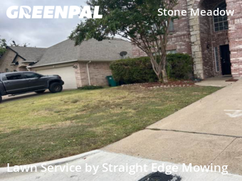 Grass Cuttingin Fort Worth,76123,Lawn Cut by Straight Edge Mowing, work completed in Nov , 2025