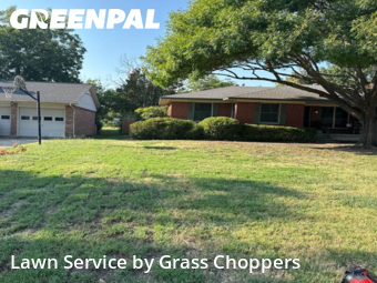 Lawn Mowingin Denton,76201,Lawn Mowing by Grass Choppers , work completed in Oct , 2025