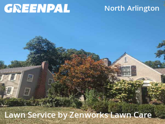 Front Yard Mowing in Upper Arlington, 43221, Property Maintenance by Zenworks Lawn Care, work completed in Oct , 2025