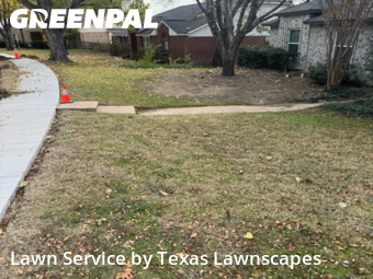 Lawn Maintenancein The Colony,75056,Yard Cutting by Texas Lawnscapes, work completed in Jan , 2026