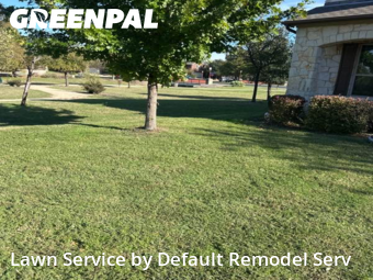 Yard Mowing in Pflugerville, 78660, Lawn Work by Default Remodel Serv, work completed in Dec , 2025
