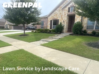 Lawn Mowin North Richland Hills,76182,Lawn Service by Landscape Care, work completed in Jul , 2026