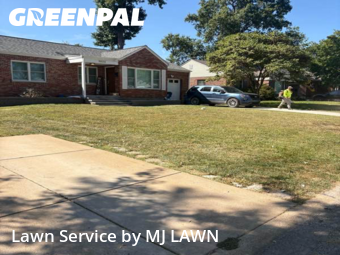 Lawn Cuttingin Affton,63123,Grass Cutting by MJ LAWN, work completed in Dec , 2025