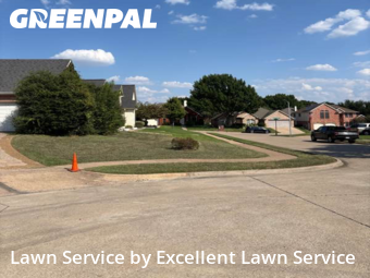 Lawn Maintenancein Grand Prairie,75052,Lawn Mowing by Excellent Lawn Service, work completed in Dec , 2025