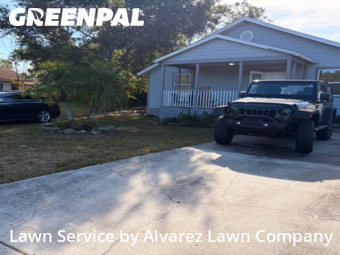 Yard Mowingin Winter Park,32789,Lawn Cutting by Alvarez Lawn Company, work completed in Dec , 2025