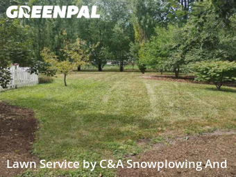 Lawn Mowing Servicein Arlington Heights,60004,Yard Mowing by C&A Snowplowing And , work completed in Dec , 2025