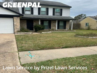 Lawn Maintenancein Pearland,77581,Lawn Cut by Prizel Lawn Services, work completed in Jan , 2026