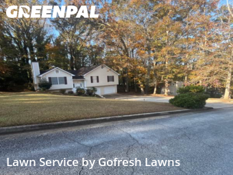 Yard Work in Douglasville, 30135, Front Yard Mowing by Gofresh Lawns, work completed in Dec , 2025