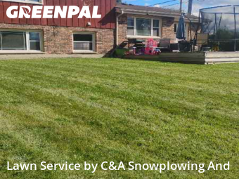 Lawn Cuttingin Arlington Heights,60004,Grass Cut by C&A Snowplowing And , work completed in Dec , 2025