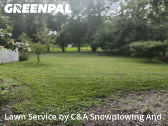 Lawn Mowingin Arlington Heights,60004,Yard Mowing by C&A Snowplowing And , work completed in Feb , 2026