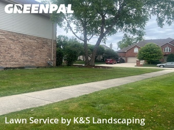 Lawn Carein Orland Park,60467,Yard Cutting by K&S Landscaping, work completed in Jun , 2026