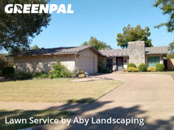 Grass Cutin Richardson,75080,Yard Cutting by Aby Landscaping, work completed in Dec , 2025