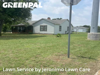 Yard Mowingin White Settlement,76108,Lawn Mowing Service by Jeronimo Lawn Care , work completed in Nov , 2025