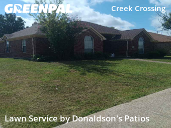 Lawn Mowingin Mesquite,75181,Lawn Service by Donaldson's Patios, work completed in Dec , 2025
