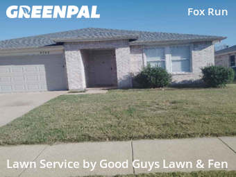 Lawn Mowingin Fort Worth,76123,Lawn Maintenance by Good Guys Lawn & Fen, work completed in Nov , 2025