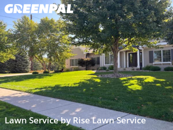 Backyard Mowing in Bettendorf, 52722, Yard Maintenance by Rise Lawn Service, work completed in Dec , 2025