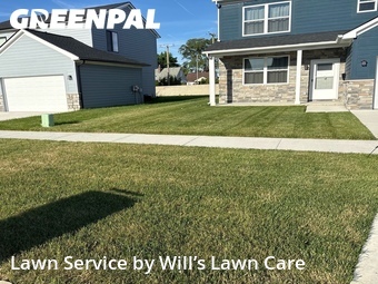 Lawn mowing work completed in Roseville, CA
