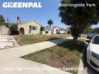 Lawn mowing work completed in Inglewood, CA