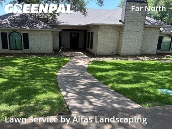 Lawn Cutin Dallas,75248,Lawn Mowing by Alfas Landscaping, work completed in Jul , 2026