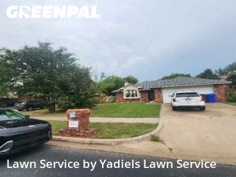 Lawn Mowingin Norman,73071,Lawn Care by Yadiels Lawn Service, work completed in Nov , 2025