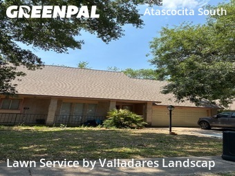 Lawn Cutin Humble,77346,Lawn Maintenance by Valladares Landscap, work completed in Jun , 2026