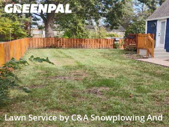 Lawn Mowin Des Plaines,60016,Grass Cut by C&A Snowplowing And , work completed in Jan , 2026