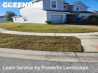 Lawn Cuttingin Kissimmee,34758,Yard Mowing by Proverbs Landscape, work completed in Dec , 2025